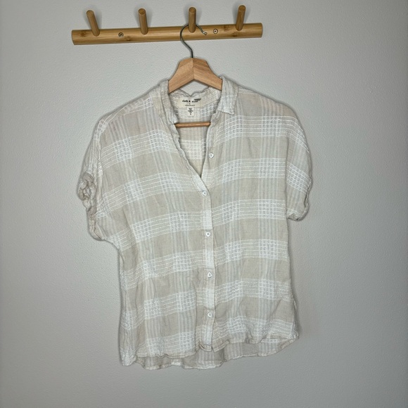 Anthropologie x Cloth & Stone Button Up Top small - Picture 1 of 5